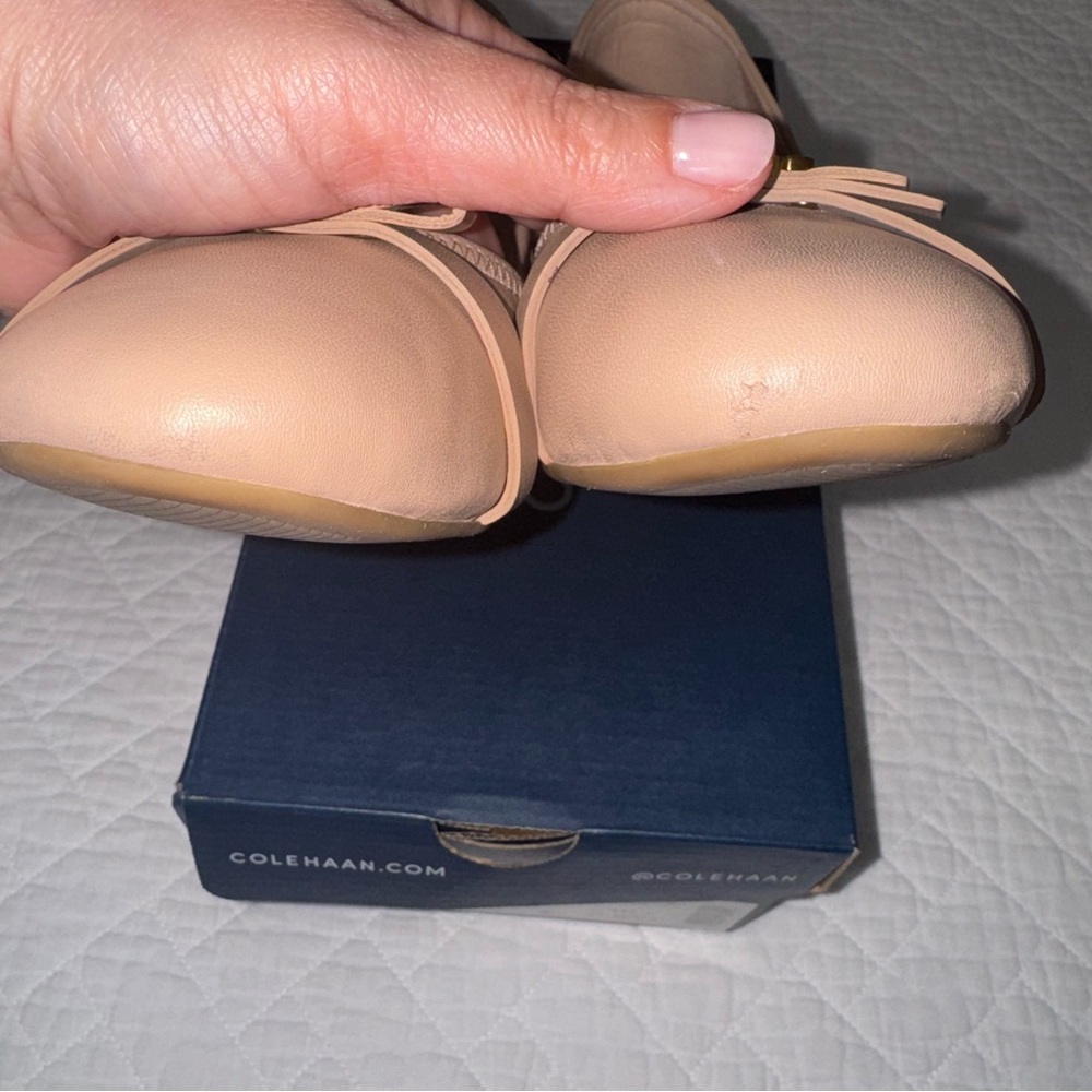 Cole Haan Women’s Size 10 Tova Bow Ballet Flat Brush - Picture 6 of 6